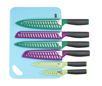 13 Piece Knife Set with Cutting Mat Fackelmann Housewares